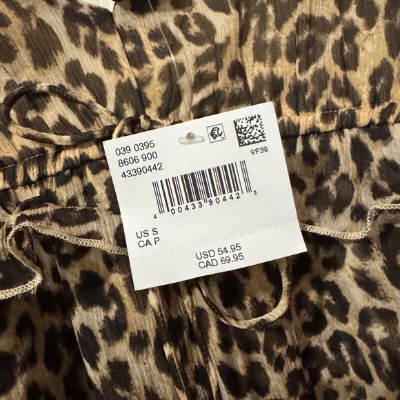 American Eagle Outfitters Brown Leopard Mini Dress - Picture 3 of 3